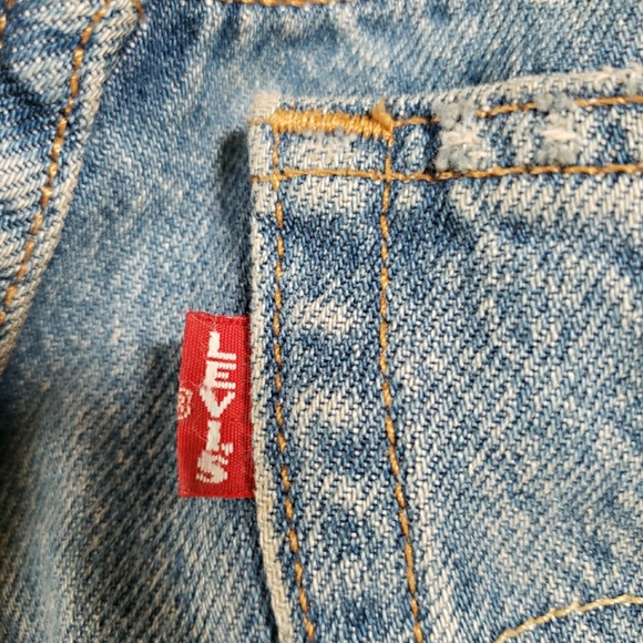 Original Vintage Levi's 501 25x28 distressed - Picture 3 of 7
